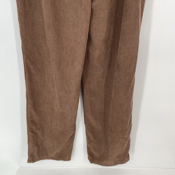 Halara High Waisted Baggy Leg Brown Corduroy women's Size S NWT - Picture 7 of 8